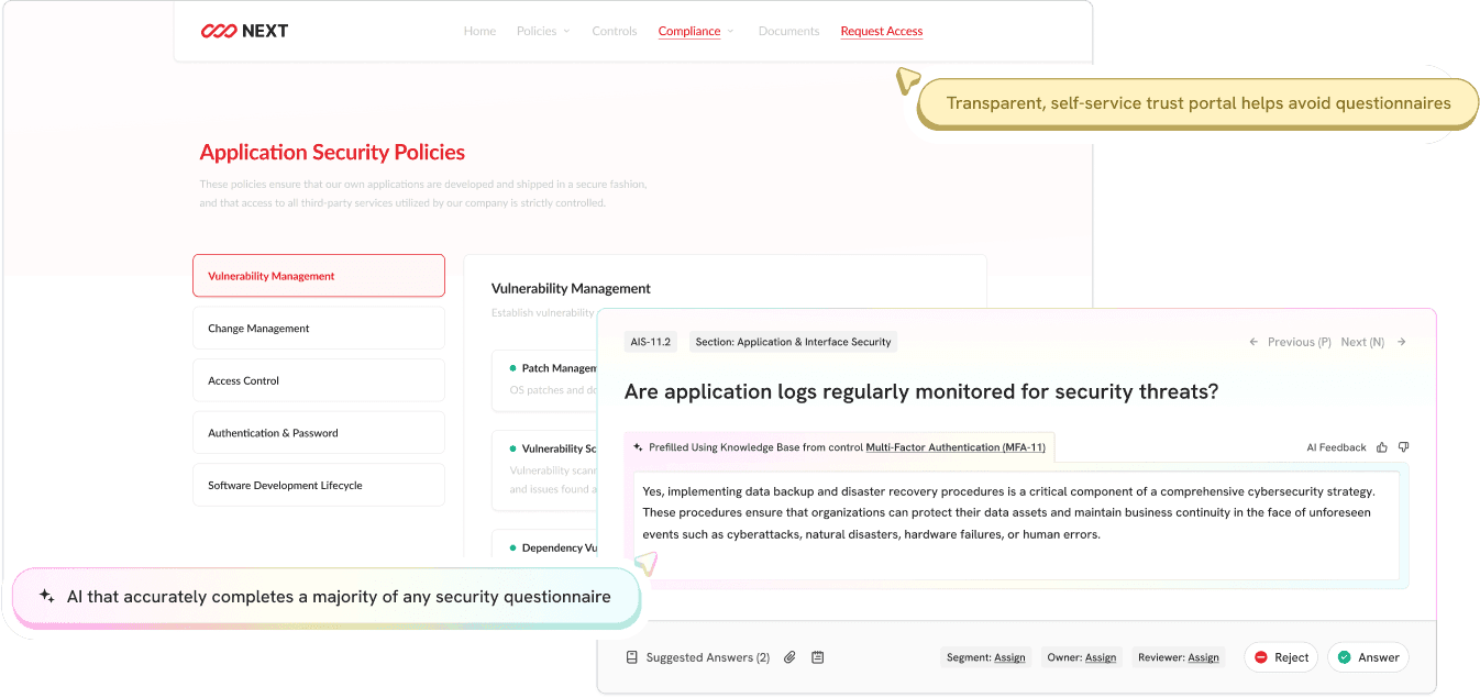 TrustCloud customer assurance product image from official website